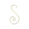 Wire S Hooks 10 Pack for Hanging Ornaments, Holiday Decorations, Christmas Tree, Wreath