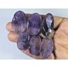 293Cts.Natural Amethyst Druzy Oval Cabochon Loose Gemstone 06Pcs Lot 29-37MM C-1254
