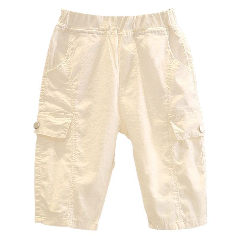 Chlapecké letní šortky Dětské stylové tenké ležérní kalhoty střední délky Letní zkrácené kalhoty Trend