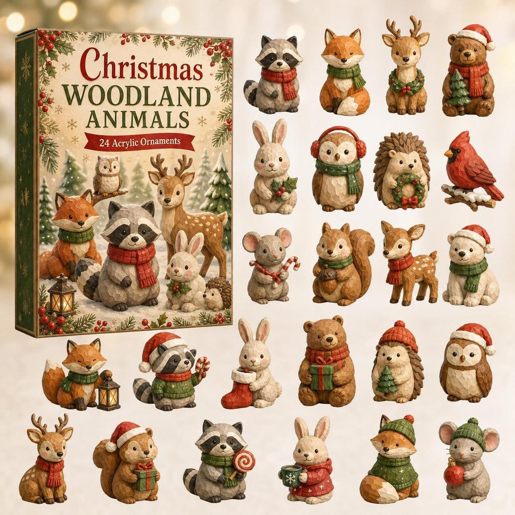 Weihnachts-Adventskalender 2026 – Feiertags-Blindbox-Kalender im Tier-Thema