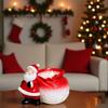 Santa Claus Gnome Vase Silicone Mold Christmas Tree Hat Gypsum Resin Candlestick Flower Pot Candle Cup Cement Casting Mold