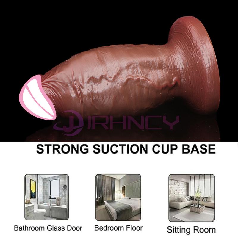 45-100mm Thick Dildos Realistic Silicone Plump Dick 18+ Sex Toys for Women Masturbation Big Realistic Penis Men Anal Plug