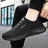 Shoes Men's Summer New Versatile Pure Black Men's Shoes Men's Shoes Breathable and Non-smelly Feet Sports Shoes Casual Shoes