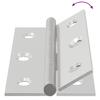 Universal Hinge Set 2 Pcs Silver 58 X 35 X 1 Mm Steel