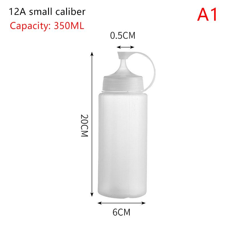 350/450/600Ml Squeeze Sauce Bottles Condiment Dispenser Large Mouth Dustproof Kitchen Seasoning Salad Sauce Olive Oil Bottle
