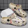 Plus Size Summer Men Sandals Clogs Outdoor Garden Clogs Hole Shoes Male Casual Shoes Water Shoes Comfort Home Soft Slippers