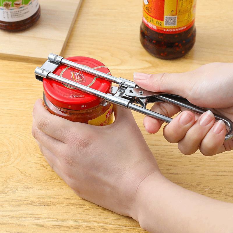 Rotating Manual Bottle Opener for Easy Cap Twisting and Opening of Bottles, Cans, and Screw Caps