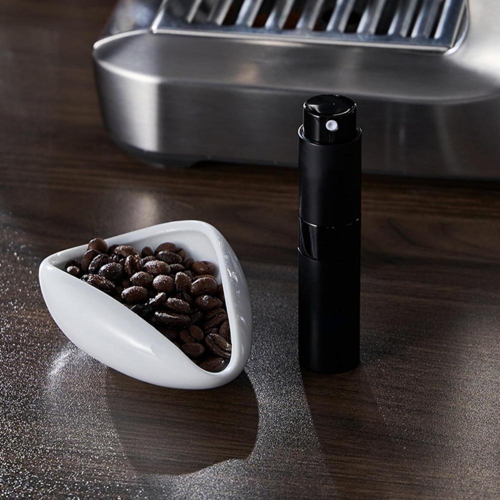 Ceramic Coffee Bean Measuring Tray Set - Green Bean Tray, Weighing Dish, Roasted Bean Sample Plate for Baristas/Home Lovers, Gift Box YJKJ-006