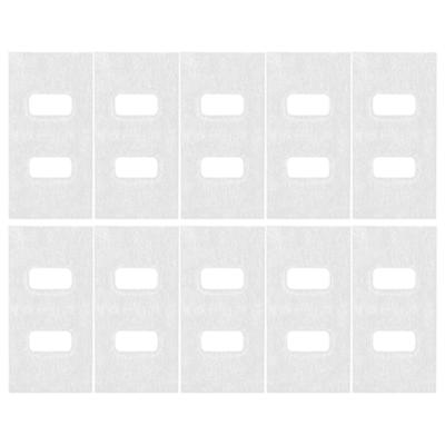 Set di riparazione per tende a rullo verticali da 10 pezzi Fissatore per lamelle trasparenti Applicazione facile Accessori per la riparazione di tende a rullo verticali per decorazioni domestiche