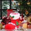 5Pcs Christmas Candy Boots Bag Little Red Boots Creative Sugar Storage Bags Mini Festival Theme Home Decoration Xmas Supplies