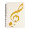 Customizable Non-Reflective A4 Sheet Music Clip Folder with Multi-Layer Insert Pages for Piano and Composition.