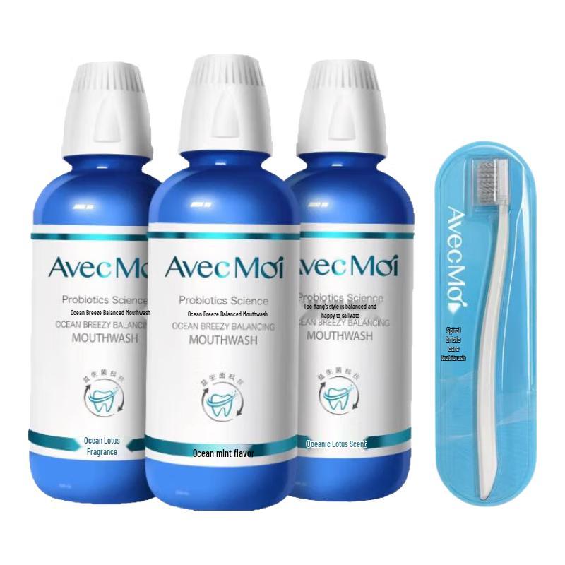 Avec Moi Balanced Probiotic Mouthwash Set