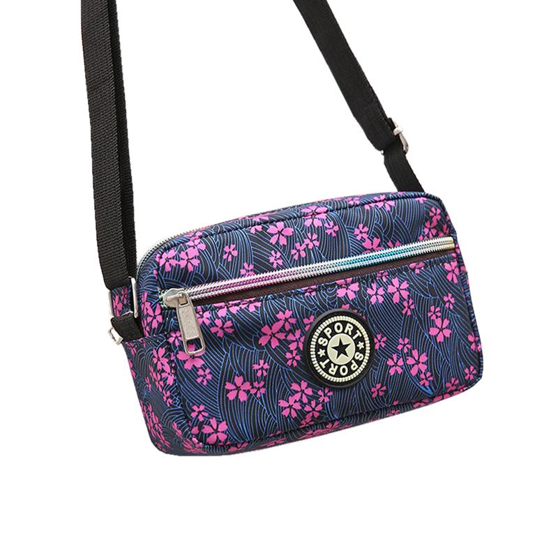 Printing Shoulder Bag for Women CrossBordy Supply Of Composite Fabric Leisure Chest Bag Ladies Zipper Square Backpack Female