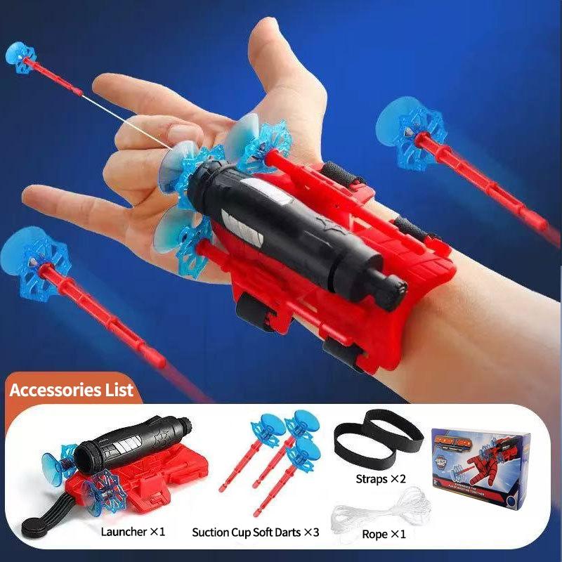 Spider Silk Launcher Spider Cos Party Comic Cosplay Costume Playthings Boys Girls Toys Cartoon Anime Spider Hero Birthday Fans Presents