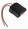 Black Battery Output Adapter Connector Converter Fit For 12V Holder Dock Power Tool