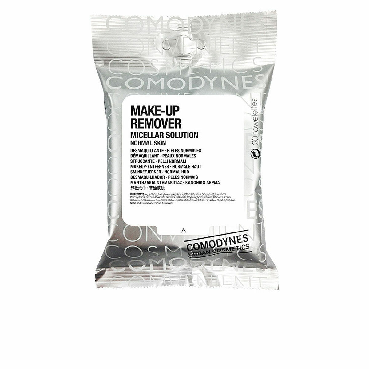 

Comodynes C301 makeup remover wipes