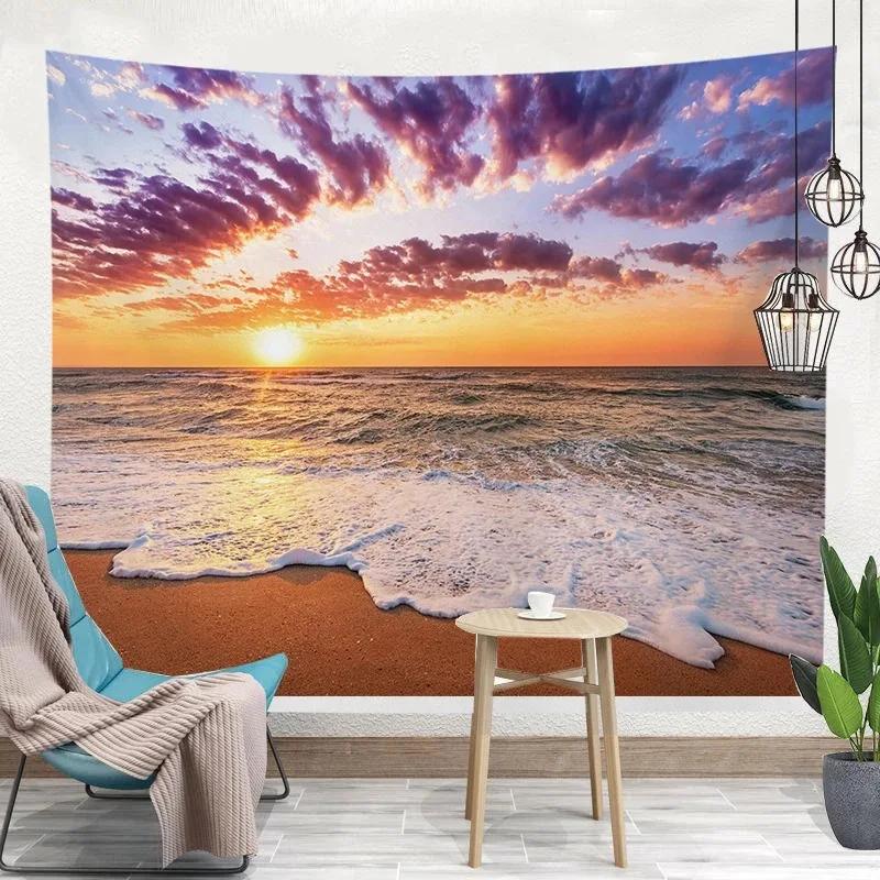 Tapiserie Dormitor Living Plantă Tropicală Model de Vară Tapiserie Modă Decor pentru Casă