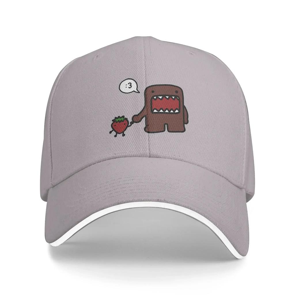 Summer Casual Baseball Cap Domo Kun Running Hippie Hip Hop Hats For Unisex Women Sun Visor  Fitted Retro Snapback Cap