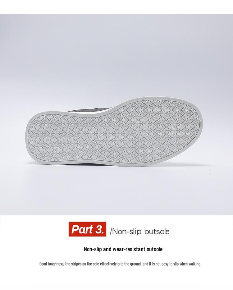 2024 Men's Casual Breathable Skate Shoes - Trendy, Versatile, White Sneakers for Teens & Students