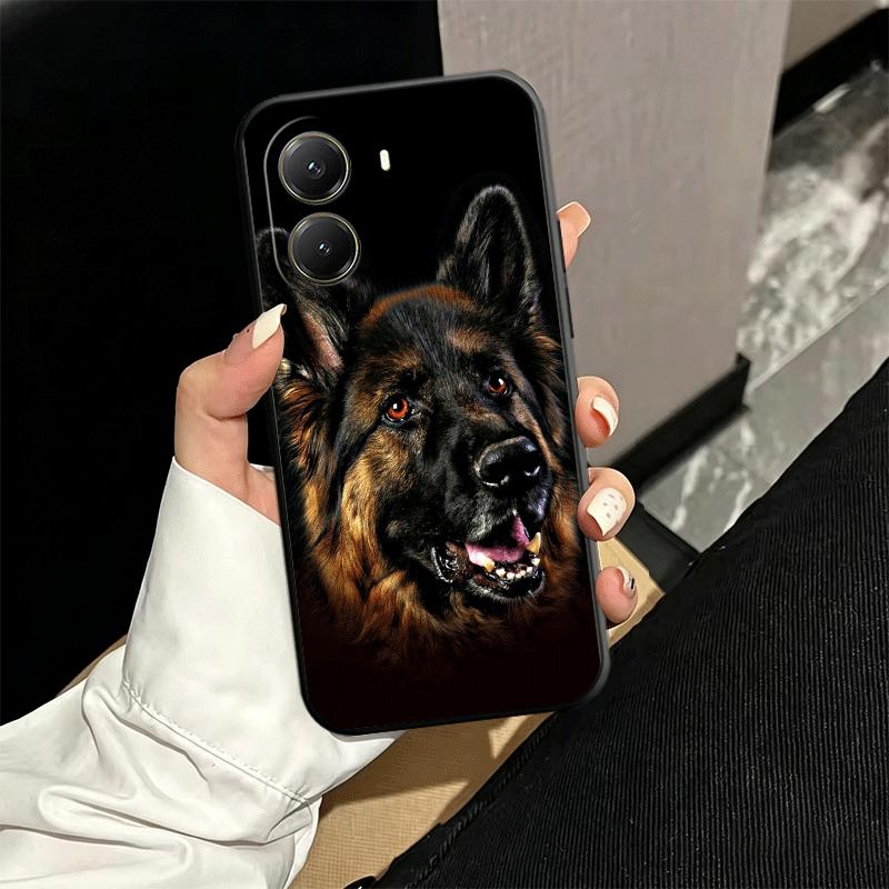 German Shepherd Dog Soft Phone Case for Xiaomi Poco X5 X6 X7 X8 Pro Max X3 F7 F8 Ultra M8 M7 M6 M5 Redmi 15 15C 14C 13C 12C X4 F