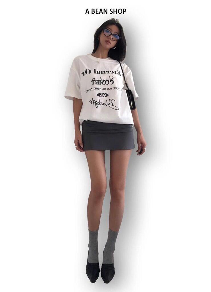 Women's Summer 2026 Slimming A-line Yoga Skort - American Style, Anti-Exposure, Hip-Hugging Sports Skirt