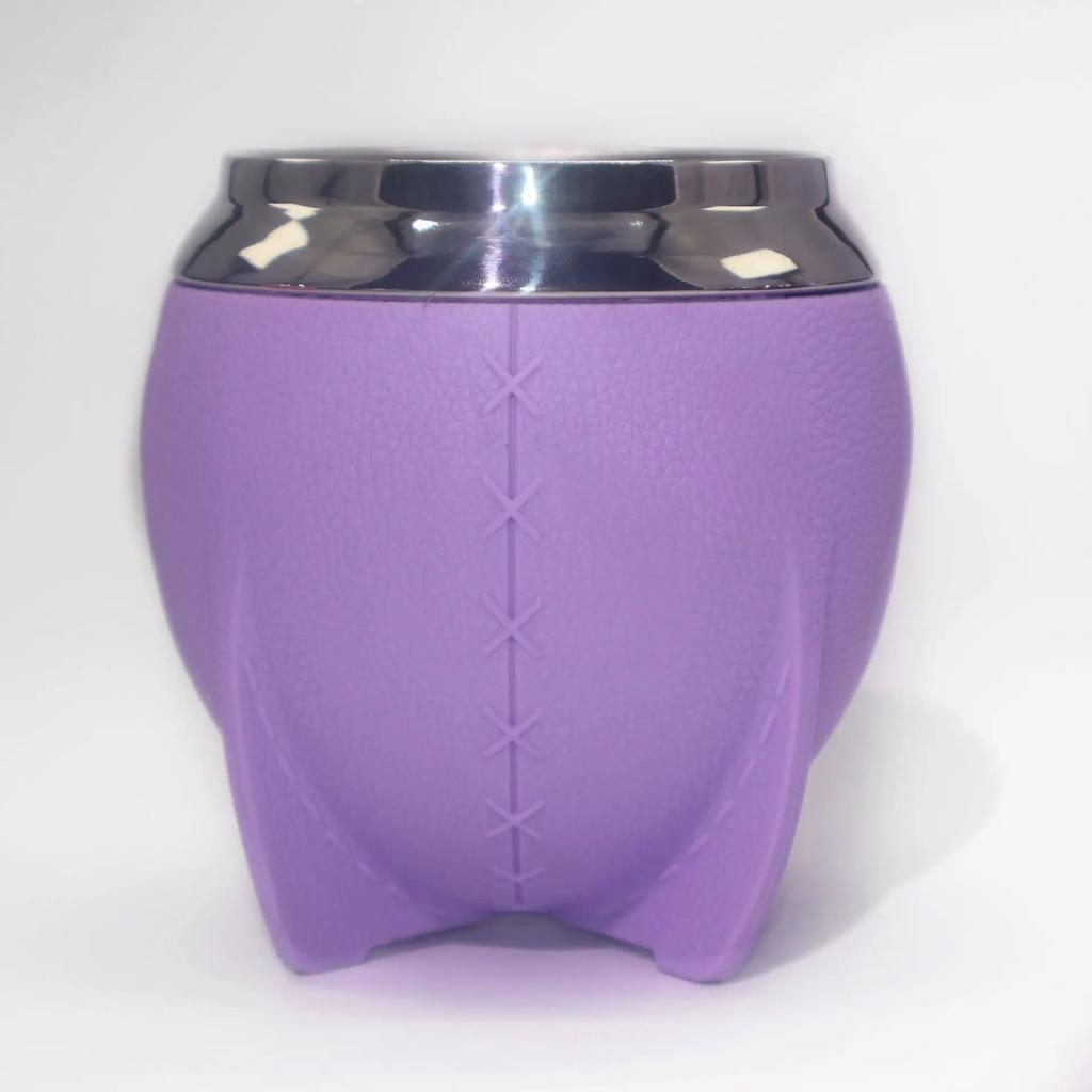 280ml Double Wall Layer Stainless Steel Yerba Mate Tea Cup Tumbler Rocket Coffee Cup Coffee Tumbler No Straw