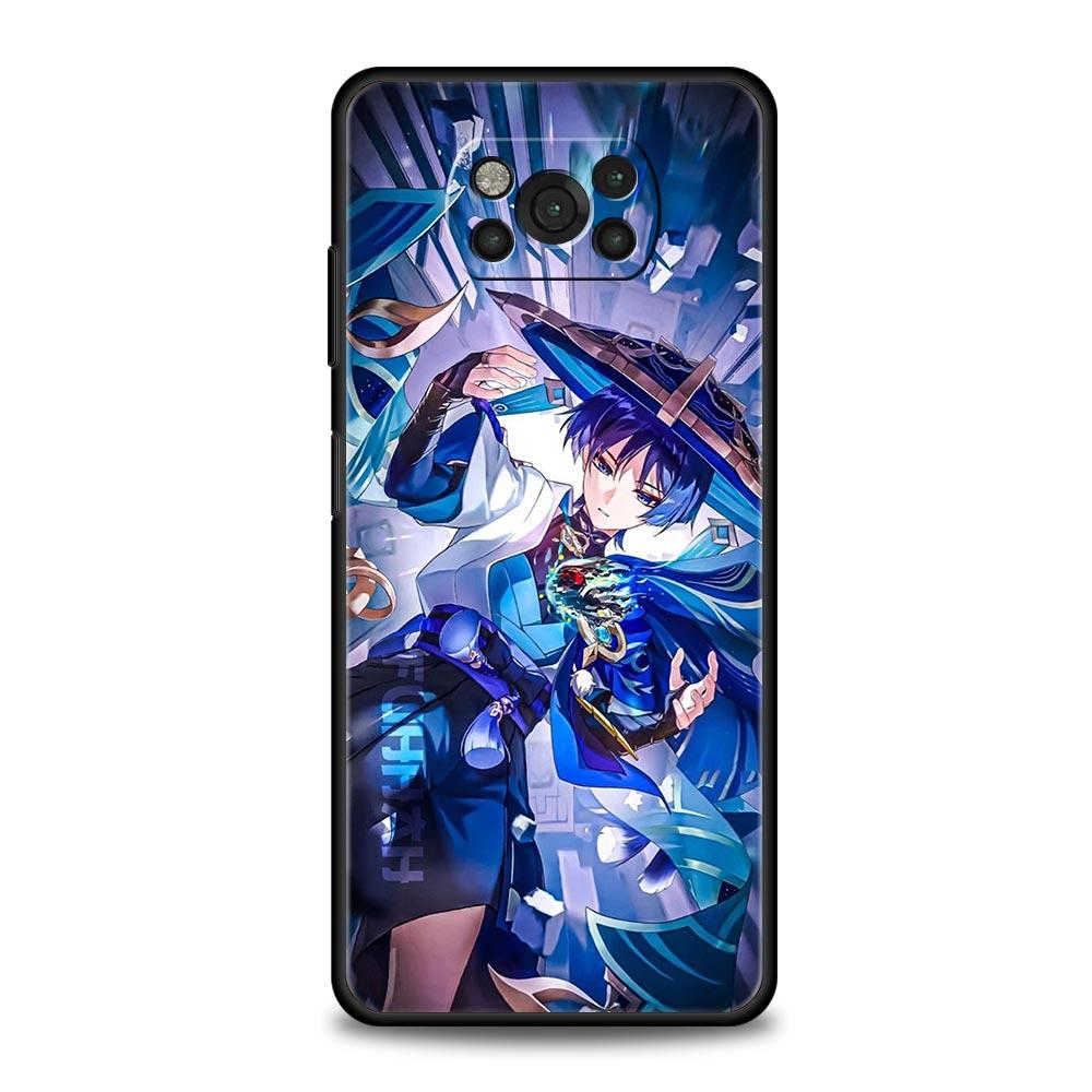

Чехол для телефона Honkai Star Rail Genshin Impact для Xiaomi Poco X5 Pro X4 X3 NFC F5 Pro F4 F3 GT M5 M4 Pro 5G M3 C51 C50 Poco X4 GT
