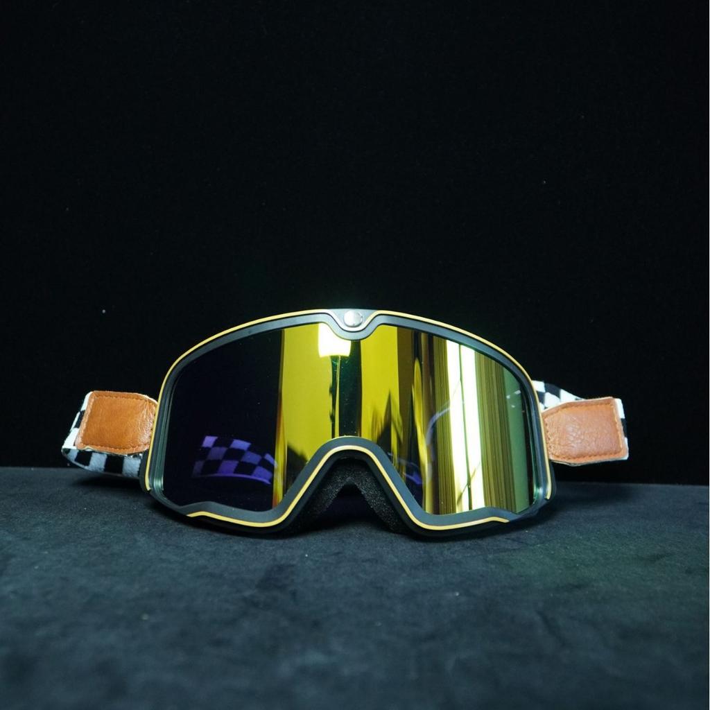 Motorcycle goggles, riding helmet, eye protection, Harley retro motorcycle, UV protection, off-road windproof glasses