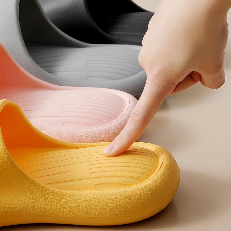 Dámské letní pantofle Měkké silné platformové nazouváky Venkovní Eva Tiché koupelnové Plážové sandály Pár Protiskluzové Jednobarevné nazouváky Boty