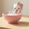Cute Cat Dog Mini Handheld Fan Portable USB Food Cooling Fan for Toddle Noodles Desk