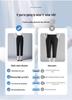 Women's Summer Elastic Waist Cropped Pants - Cool, Comfortable, Imitation Silk for Middle-Aged and Elderly