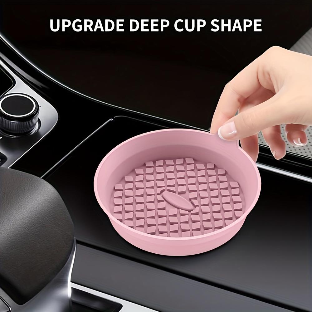 Coaster Waterproof and Non-slip Cup Holder Splash-proof Bracket Car Interior Accessories 2/4pcs Multicolor