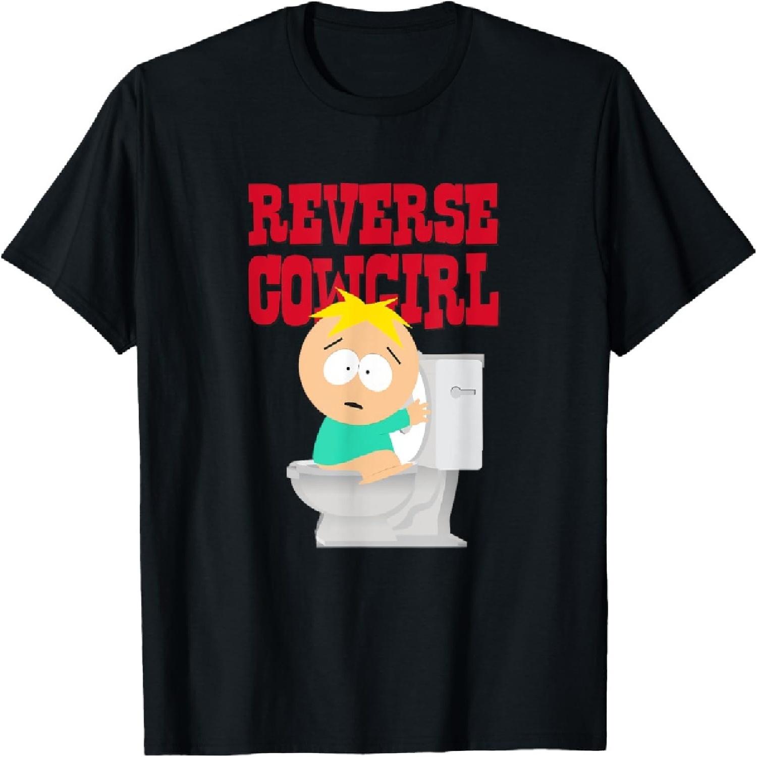 South Park Butters Reverse Cowgirl T-Shirt S