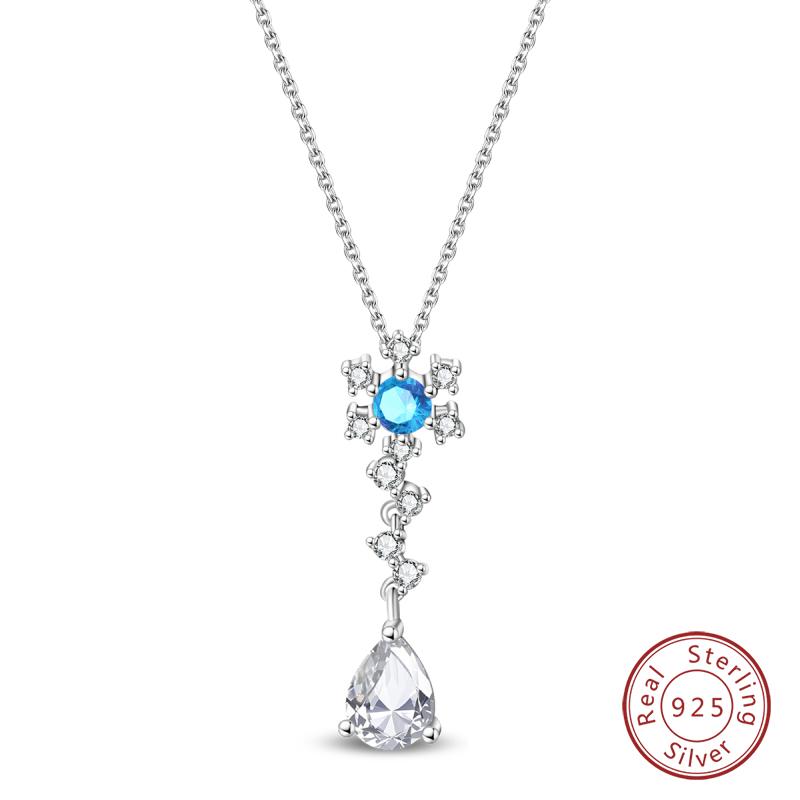 Necklace 925 Silver Cross Moonlight Guardian Dreamcatcher Necklace For Women Fashion Birthday Anniversary Jewelry Gifts