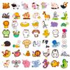 100 Cute Little Animal Stickers Cartoon Diy Waterproof Little Animal Graffiti Stickers Notebook Decorative Stickers