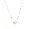 Doudou Heart Titanium Steel Necklace for Women Fashion Simple Choker Light Luxury Hypoallergenic Versatile Jewelry