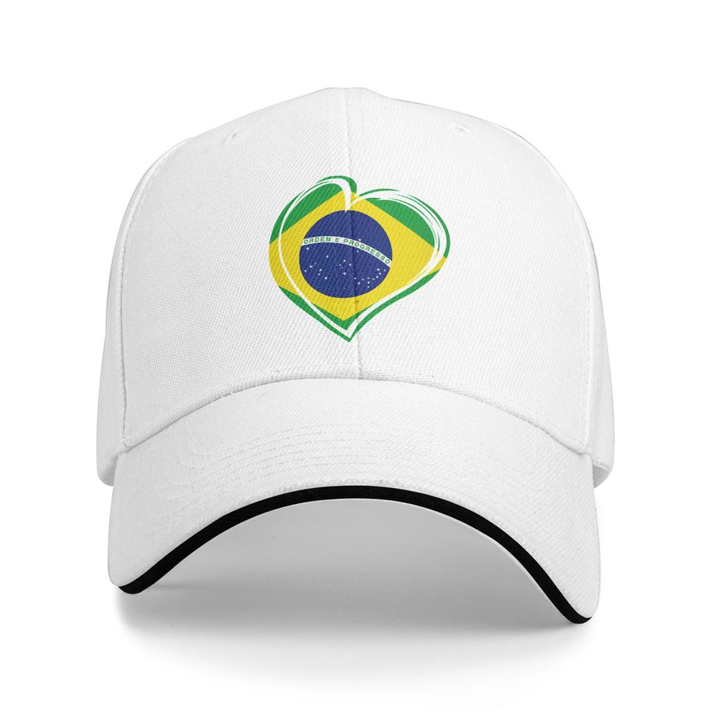 Brazil Fans Brazilian Flag Brasil Baseball Cap Casual Hip Hop Hats Summer Women Unisex Outdoor Gym Baseball Caps