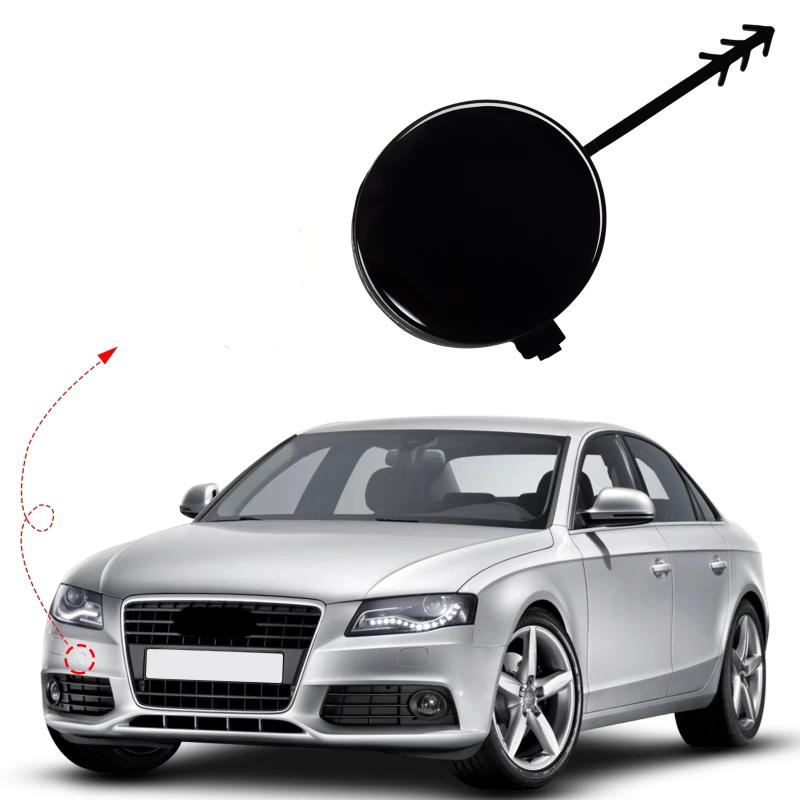 Front Bumper Tow Hook Cover Fit for  A4 B8 Black Durable ABS Exact Match Car Exterior Maintenance Accessory