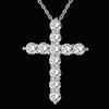 New Factory Wholesale Fashion 925 Sterling Silver Jewelry Charm Elegant Women Shiny Crystal CZ Necklace Jewelry Wedding Cute