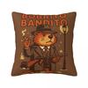 Brainrot Meme Italian Brain Rot Pillow Case Cushion Polyester Pillow Cover Morden For Sofa Car Home Decor