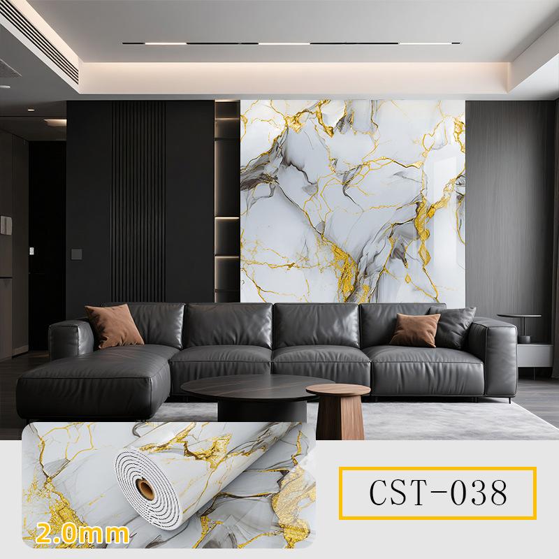 Roll-up Fliesenaufkleber Tapete Selbstklebend Wasserdichte Tapete Verdickter Marmor Verdickte Rolle Dekorative Wandaufkleber