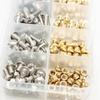 Brass Heat Set Insert Nut Bolt Kit Thread Embedment Copper Nuts and 304 Stainless Steel Hex Socket Screw Hot Melt M2 M2.5 M3 M4
