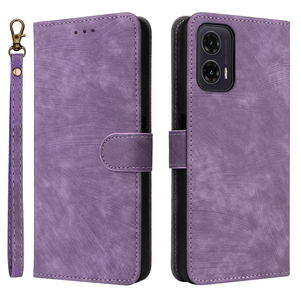 Für Motorola Moto G35 5G Brieftasche Hülle RFID-Blockierung PU-Leder Abdeckung Ständer Ansicht