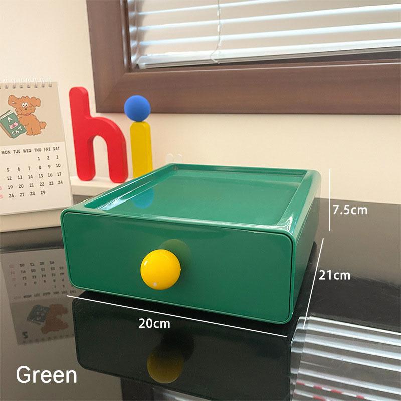 

Цветной ящик для хранения, ящик для хранения у входа, складной ящик для хранения, многофункциональный ящик для хранения косметики зелёный