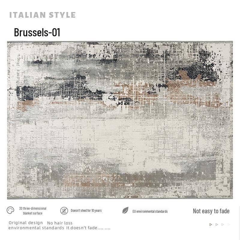 

Nordic Minimalist Luxury Rug for Living Room, Sofa, Coffee Table, and Bedroom - Vintage Style 1.6x2.3m