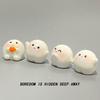 6PCS Resin Mini Cute Car Center Console Decor Ornaments Micro Animal Screen Decoration Car Interior Accessories