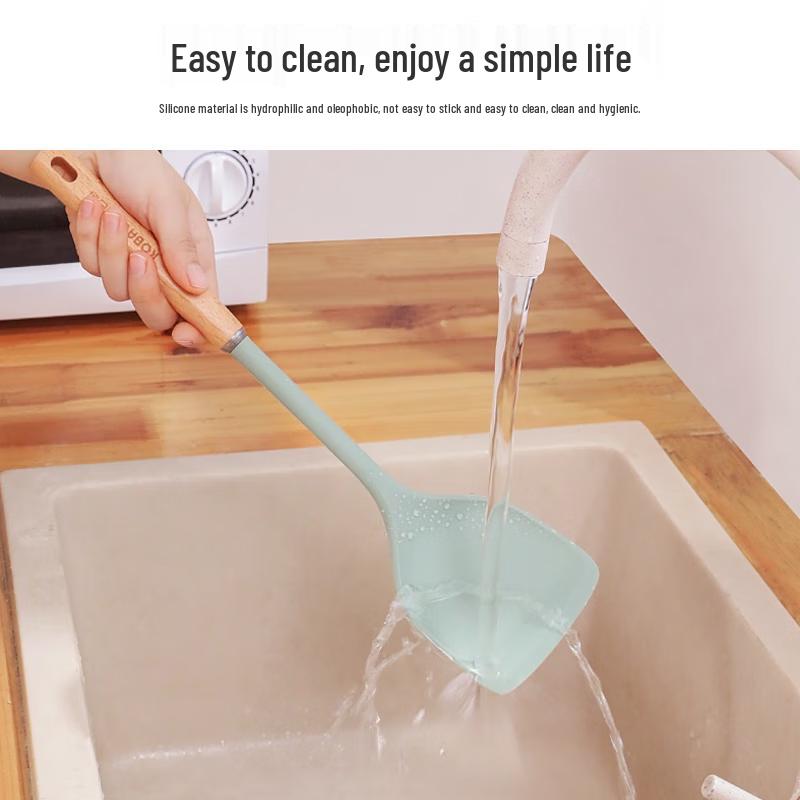 Kangbach Beechwood Silicone Spatula Spoon Set