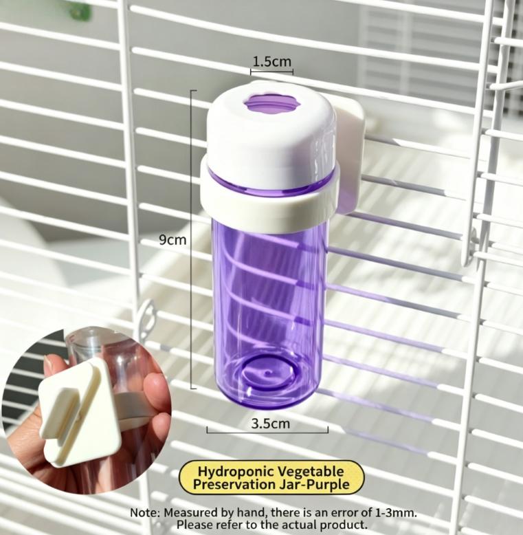 Bird Parrot Feeder Cage Vegetable Holder Preservation Jar Cage Accessories Hanging Basket Container Toys Budgie Cage Supplies