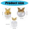 Crystal Plastic Candy Container 3D Gold Silver Butterflies For Event Tabletop Decoration