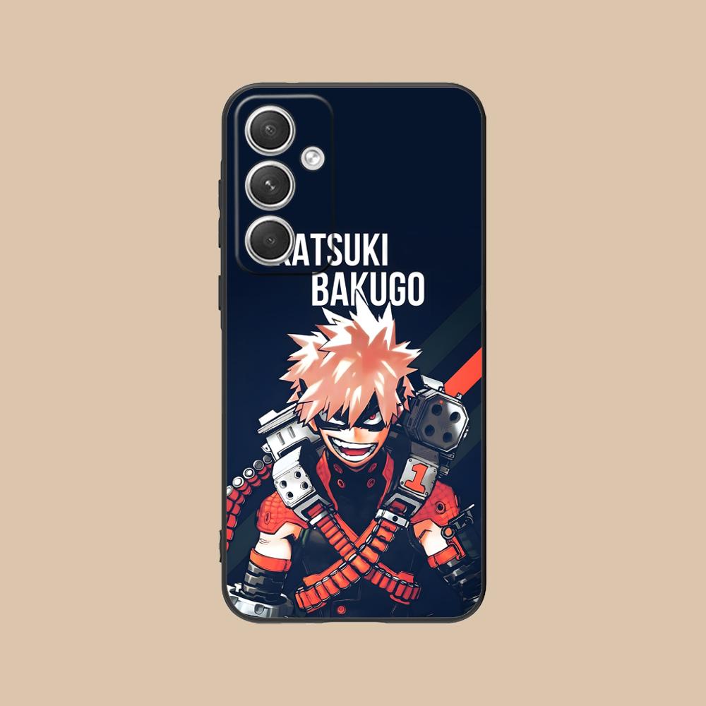 MHA Bakugo Mobile Phone Case for Samsung Galaxy S26 S25 S24 S23 S22 S21 S20 Note20 Plus FE Ultra Colorful Cover Smartphone Cover